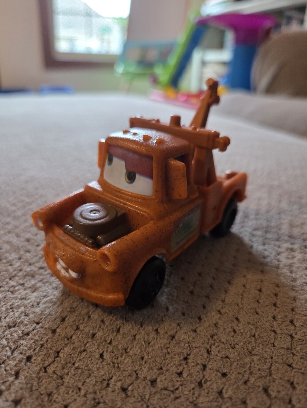 2006 McDonald's Happy Meal Toy DISNEY PIXAR CARS MATER #2 Tow Truck. Manual move